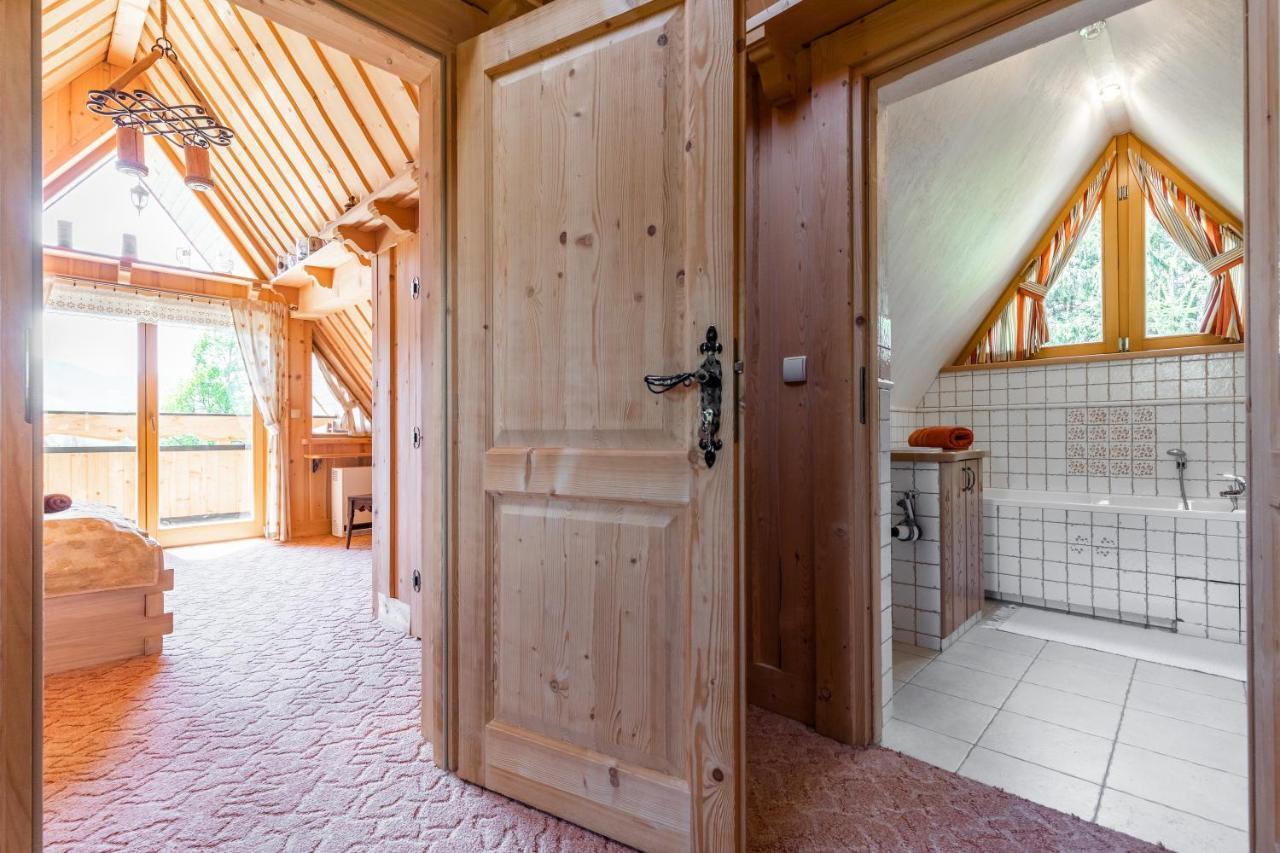 Domek W Roztokach Z Widokiem Na Tatry, Z Sauna Kościelisko Esterno foto