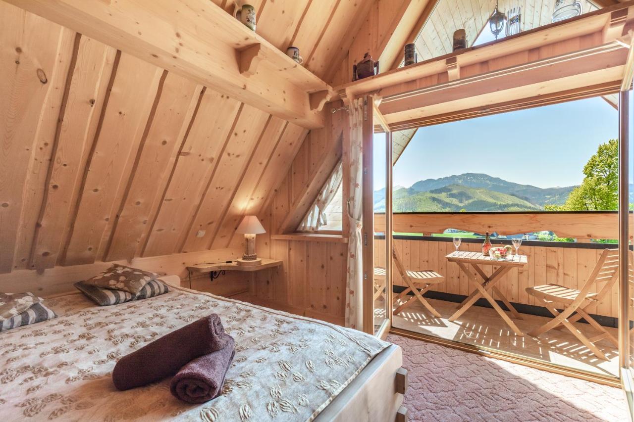 Domek W Roztokach Z Widokiem Na Tatry, Z Sauna Kościelisko Esterno foto