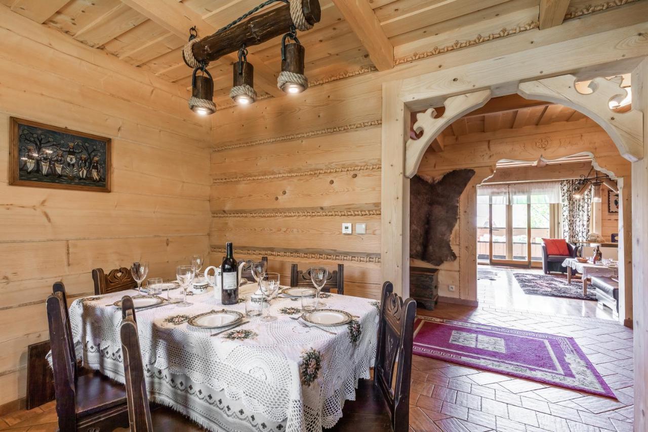 Domek W Roztokach Z Widokiem Na Tatry, Z Sauna Kościelisko Esterno foto